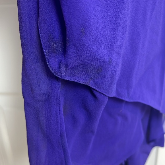 100% Silk BCBG Asymmetrical Y2K Dress (size 2) - Picture 4 of 8